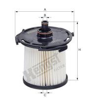 Патрон топливного фильтра с прокладкой Hengst E433KP D257