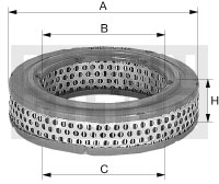 воздушный фильтр MANN-FILTER C1540