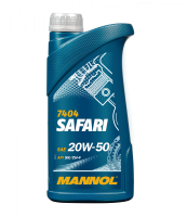Масло моторное MANNOL Safari 20W-50 SL/CF 1л. (Минеральное)