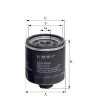 Корпусный масляный фильтр Hengst H90W17