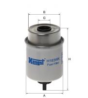 Сменный элемент топливного фильтра Hengst H183WK
