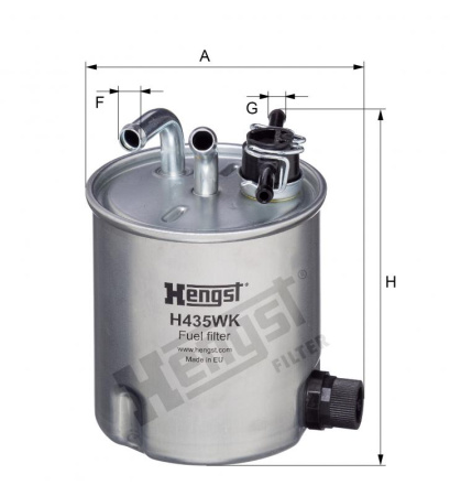 Магистральный топливный фильтр Hengst H435WK