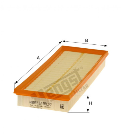 Патрон воздушного фильтра Hengst E455L02